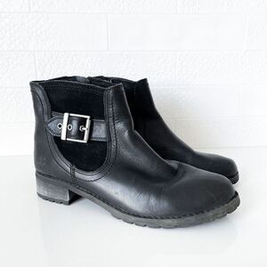 Timberland Womens Boots Earthkeepers Bethel Leather Ankle Chelsea Black Size 6.5